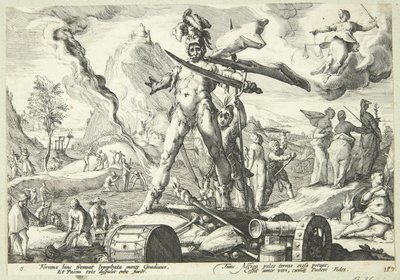 Jernalderen av Hendrick Goltzius