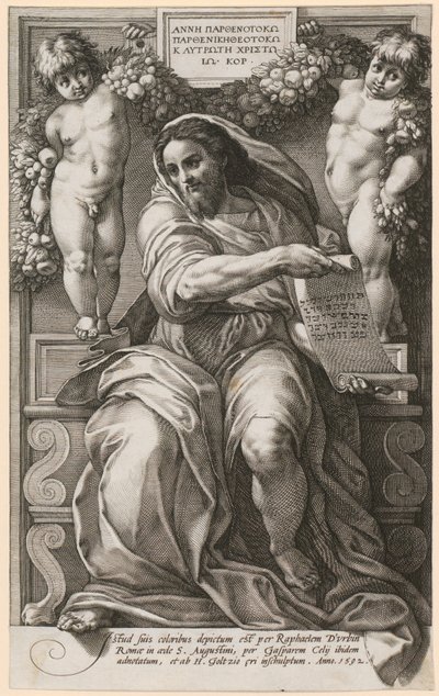 Jesaja av Hendrick Goltzius