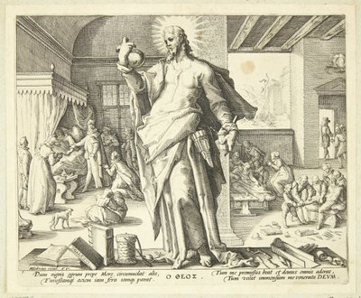 Legen som gud av Hendrick Goltzius