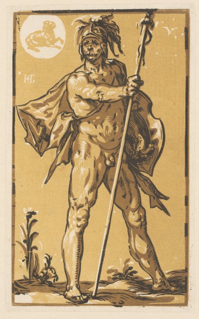 Mars av Hendrick Goltzius