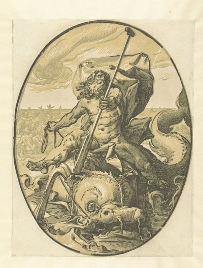 Oceanus Gods and Goddesses (serietittel) av Hendrick Goltzius