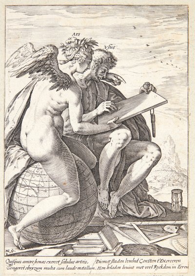 Øvelse og kunst av Hendrick Goltzius