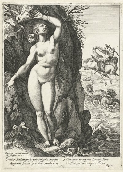 Perseus i Andromeda av Hendrick Goltzius