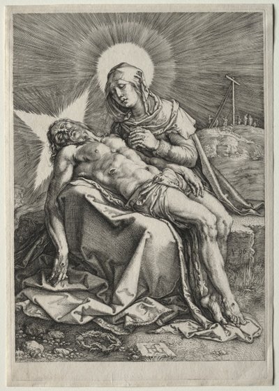 Pieta av Hendrick Goltzius