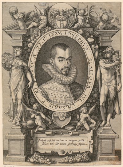 Portrett av Josephus Justus Scaliger av Hendrick Goltzius