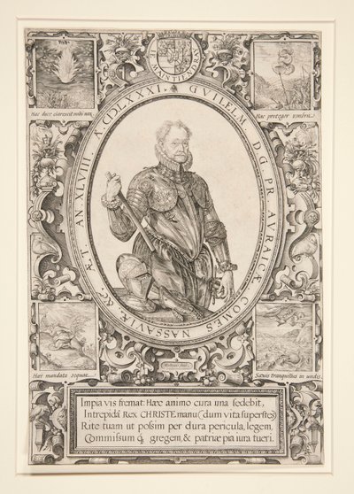 Portrett av William av Orange av Hendrick Goltzius