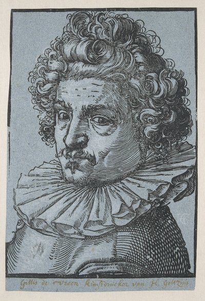 Portrett av Gillis van Breen av Hendrick Goltzius