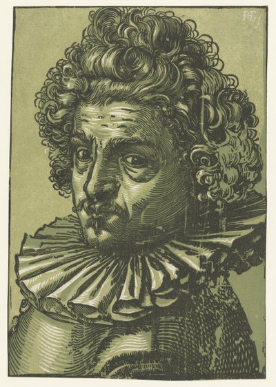 Portrett av Gillis van Breen av Hendrick Goltzius
