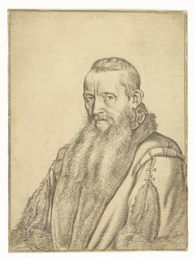 Portrett av en teolog av Hendrick Goltzius