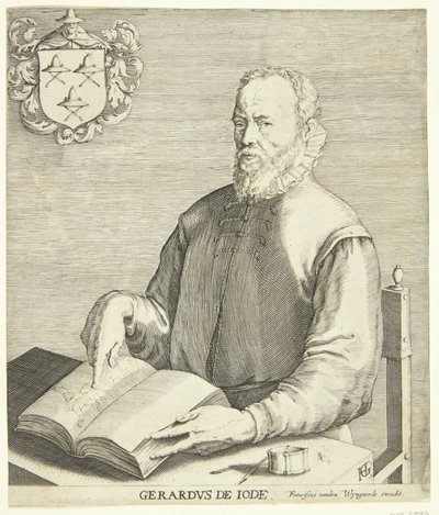 Portrett av Gerard de Jode av Hendrick Goltzius
