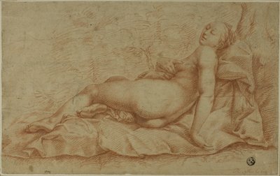 Liggende Venus av Hendrick Goltzius