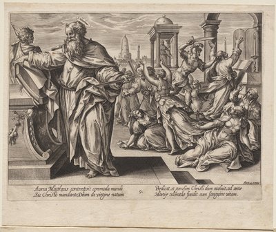 St. Matteus av Hendrick Goltzius