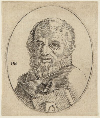 Sankt Matthias av Hendrick Goltzius