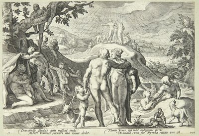 Flommen av Hendrick Goltzius