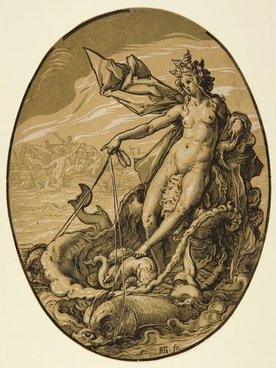 Tethys av Hendrick Goltzius