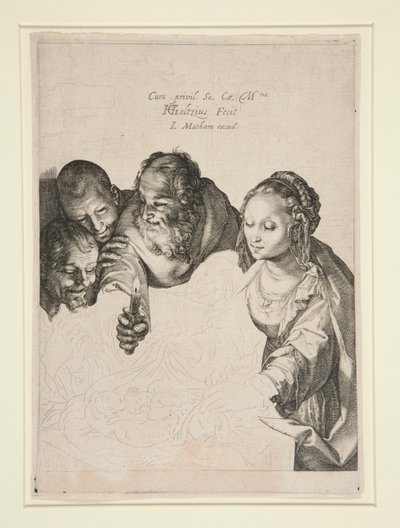 Hyrdenes tilbedelse av Hendrick Goltzius