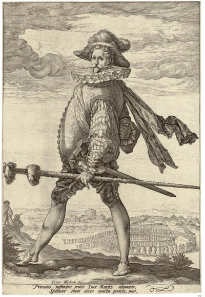 Kapteinen for infanteriet av Hendrick Goltzius