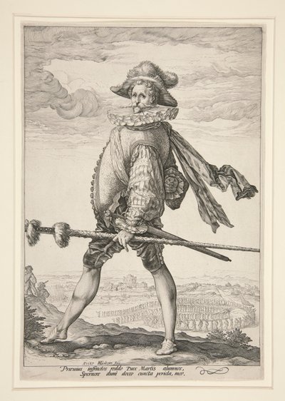 Kapteinen for infanteriet av Hendrick Goltzius