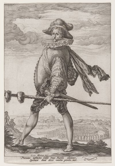Infanteriets kaptein av Hendrick Goltzius