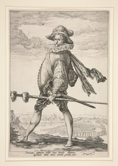 Infanteriets kaptein av Hendrick Goltzius