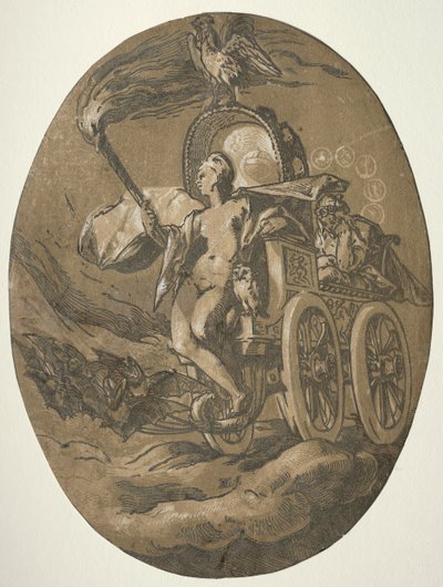 Guddommene: Nox av Hendrick Goltzius