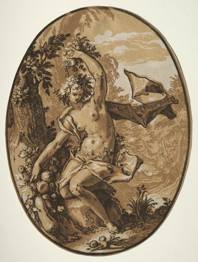 Guddommene: Proserpin av Hendrick Goltzius