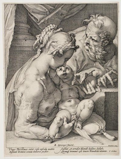 Den hellige familie av Hendrick Goltzius