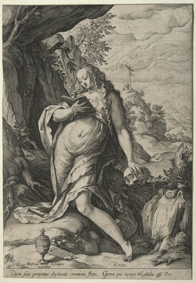Magdalen i bot av Hendrick Goltzius