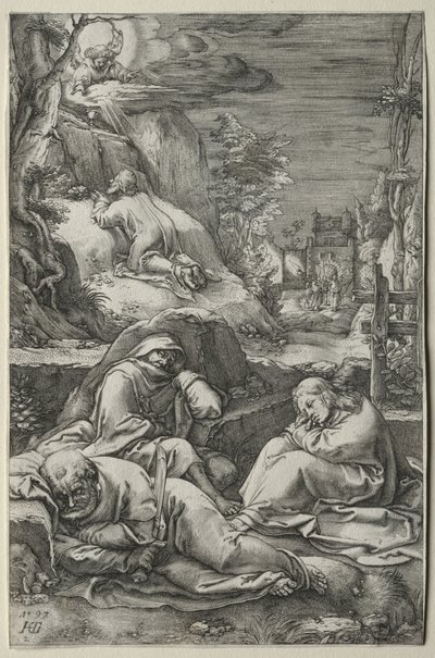 The Passion: The Agony in the Garden av Hendrick Goltzius