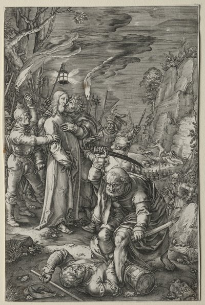 The Passion: Forræderi mot Kristus av Hendrick Goltzius