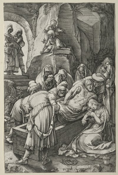 The Passion: The Entombment av Hendrick Goltzius