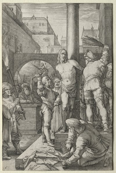 The Passion: The Flagelation av Hendrick Goltzius