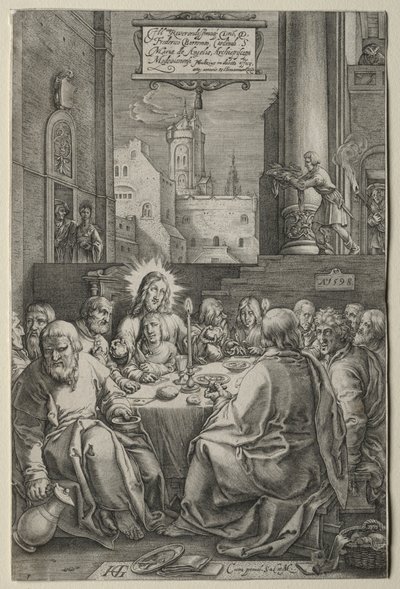 The Passion: The Last Supper av Hendrick Goltzius