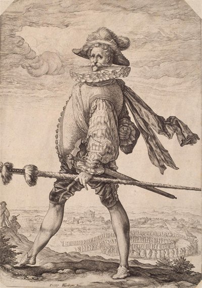 Kapteinen for infanteriet av Hendrick Goltzius