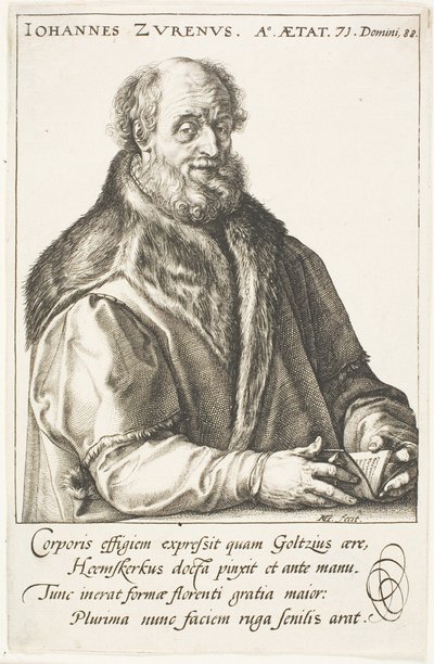 Zuren, Jan van (1517-1591) forlegger, borgmester i Haarlem av Hendrick Goltzius