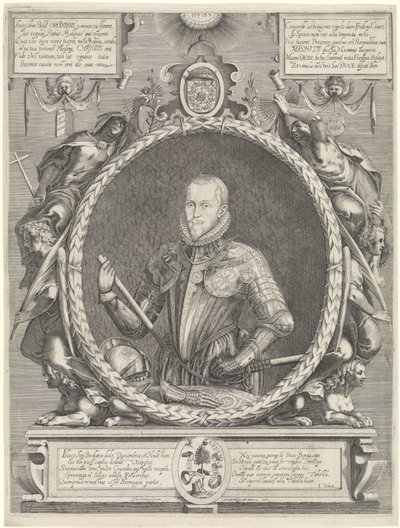 Portrett av Maurits, Prince of Orange av Hendrick Hondius (I)
