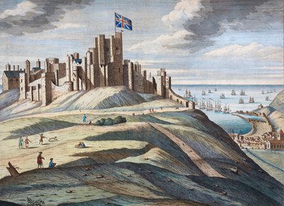 Dover Castle på begynnelsen av 1700-tallet av Hendrick Hulsberg