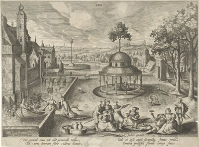 Vår Ver (tittel på objekt) The Four Seasons (serietittel) av Hendrick van Schoel