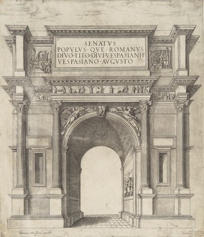 Senatet for folket i Romerriket, Titus, Vespasian, Vespasians sønn, Augustus av Hendrick van Schoel