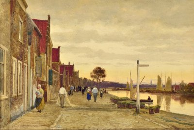 Nederlandsk landskap av Hendrick van de Sande Bakhuyzen