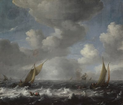 Sjølandskap av Hendrick van de Sande Bakhuyzen