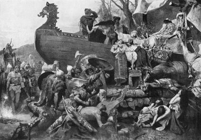 Begravelse av en varangiansk høvding av Hendrik (after) Siemiradzki