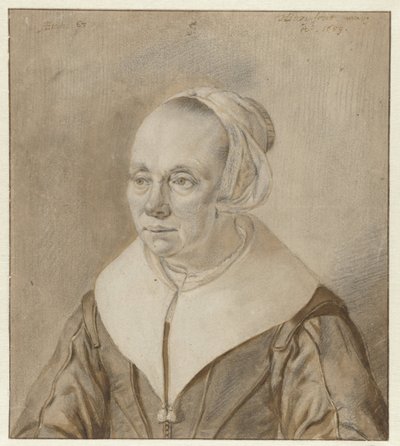 Portrett av en 63 år gammel kvinne av Hendrik Bary