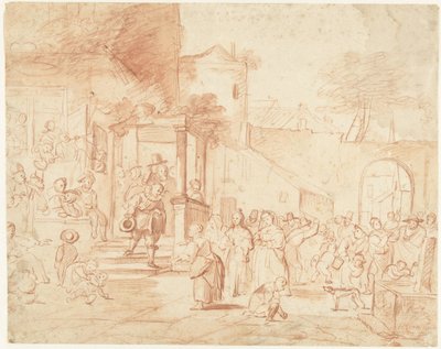 Landsbyens bryllup av Hendrik Carré (II)
