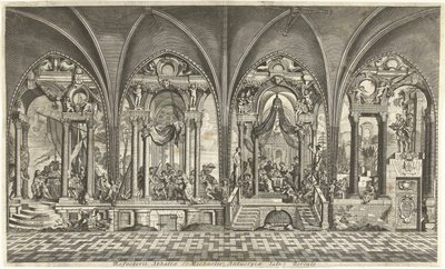 Malerier i refektoriet til Sint Michielsabdij i Antwerpen av Hendrik Causé