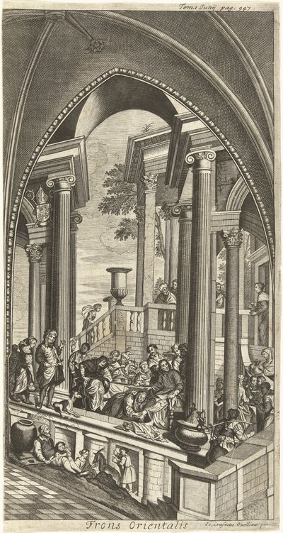 Malerier østsiden, Sint Michielsabdij Antwerpen av Hendrik Causé