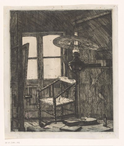Kunstnerens atelier i morens hus av Hendrik Chabot