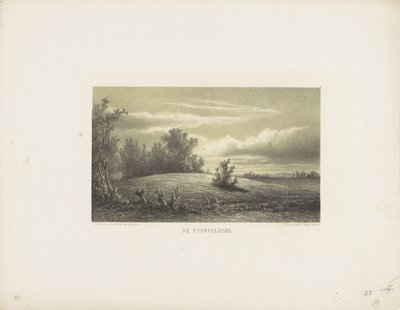 Stubbfjellet The Stoppelberg (tittel på objekt) av Hendrik Dirk Kruseman van Elten