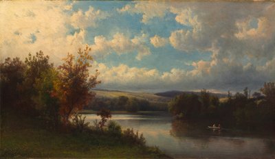 Landskap nær Granby, Connecticut, 1870-tallet. av Hendrik Dirk Kruseman van Elten