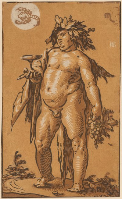 Bacchus av Hendrik Goltzius